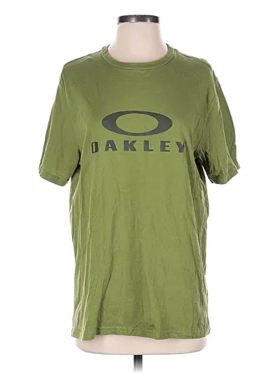 Pre-owned Oakley Short Sleeve T-shirt In Green