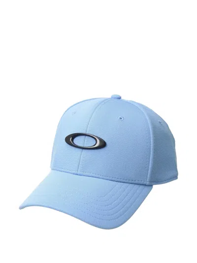 Oakley Tincan Logo-plaque Hat In Blue