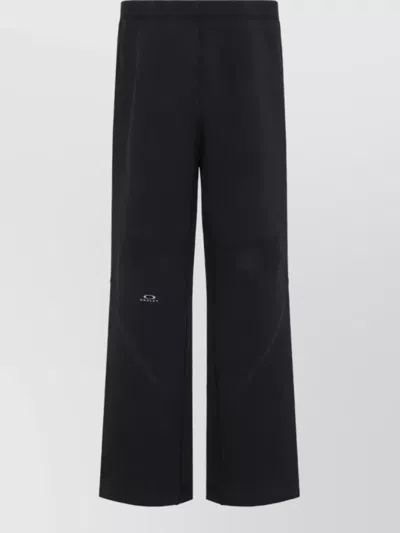 Oakley Wide-leg Technical Trousers In Black