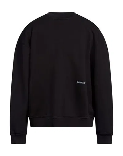Oamc Man Sweatshirt Black Size S Cotton