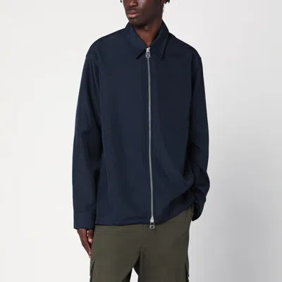 Oamc Peacemaker Overshirt In Midnight Blue
