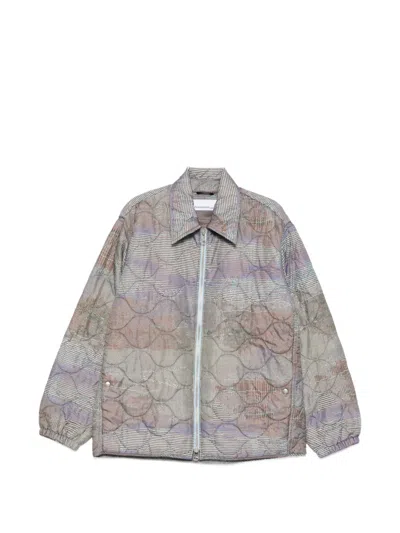 Oamc Quilted Jacket In Multi