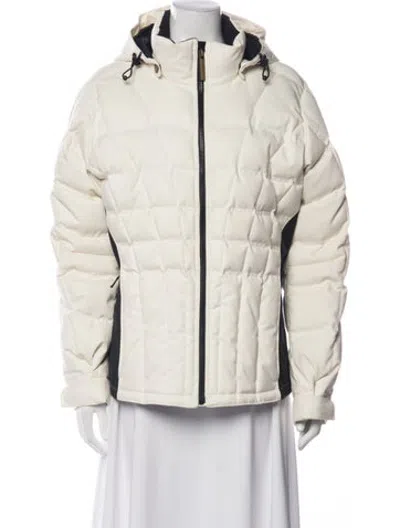 Pre-owned Obermeyer Down Jacket In Neutrals