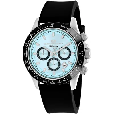 Oceanaut Men's Blue Dial Watch In Black