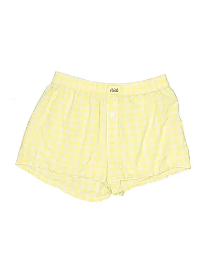 Pre-owned Oddi Shorts In Yellow
