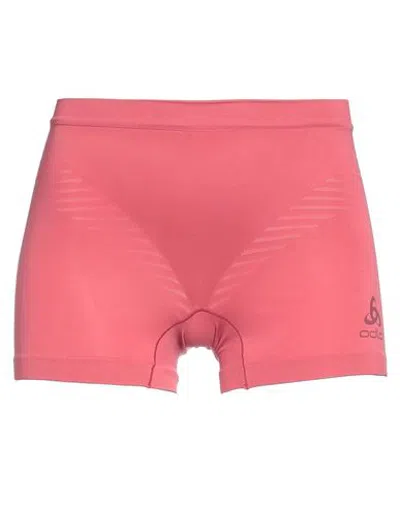Odlo Woman Shorts & Bermuda Shorts Antique Rose Size L Recycled Polyester, Polyamide In Pink