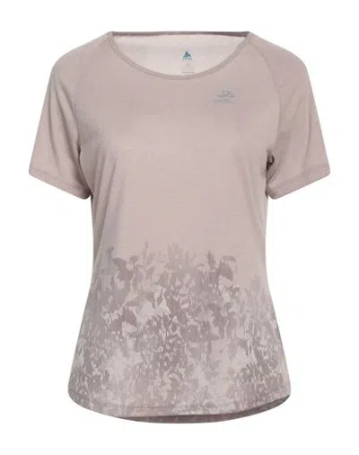 Odlo Woman T-shirt Lilac Size Xs Polyester In Purple