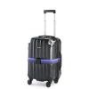 Oenotourer Wine Carrier Luggage For Carrying 6 Bottles Of Wine In Black