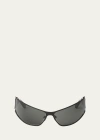 Off-white Men's Luna Cat-eye Sunglasses In Black