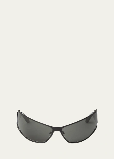 Off-white Men's Luna Cat-eye Sunglasses In Black