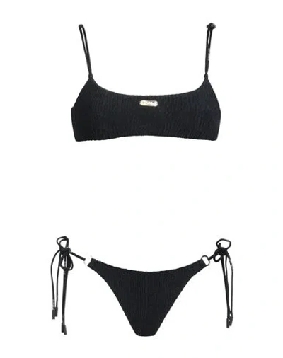 Off-white Woman Bikini Black Size 4 Polyamide, Elastane