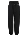 Off-white Woman Pants Black Size Xxs Cotton, Elastane