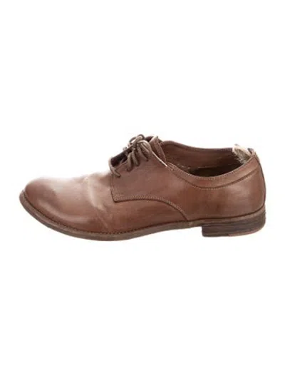 Pre-owned Officine Creative Leather Oxfords In Brown