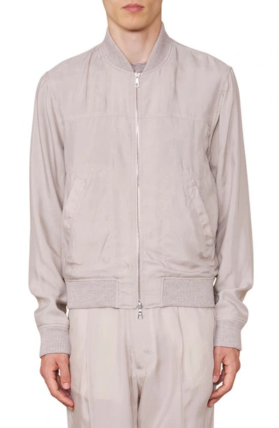 Officine Generale Stefano Bomber Jacket In Burnt Sand