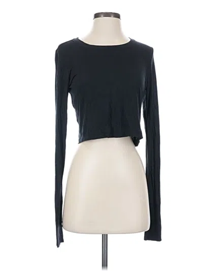 Pre-owned Offline By Aerie Long Sleeve T-shirt In Black