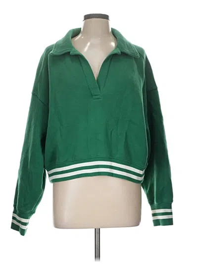 Pre-owned Offline By Aerie Pullover Sweater In Green