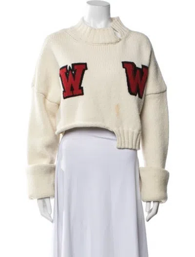 Pre-owned Off-white 2017 Wool Sweater In Neutrals