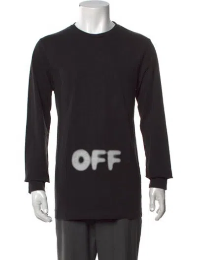 Pre-owned Off-white 2018 Graphic Print T-shirt In Black
