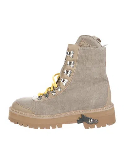 Pre-owned Off-white 2018 Hiking Hiking Boots In Neutrals