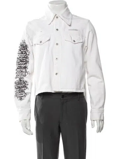 Pre-owned Off-white 2018 X Devon Ojas Jacket In White