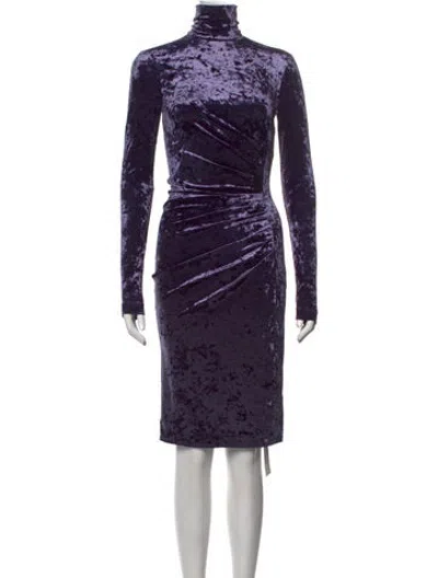 Pre-owned Off-white 2019 Knee-length Dress In Blue