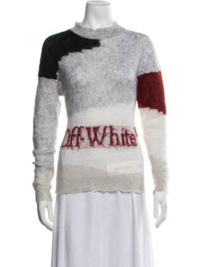 Pre-owned Off-white 2020 Mohair Sweater In Multicolor