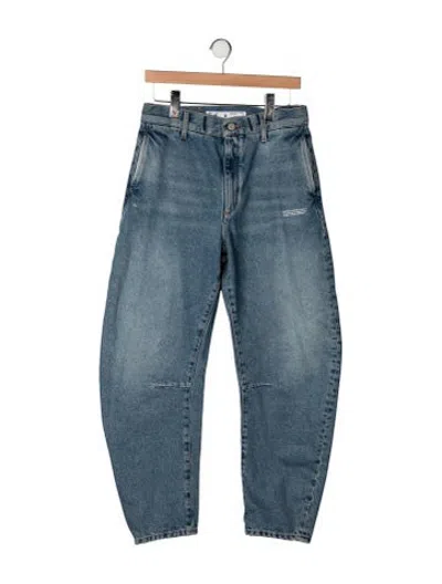 Pre-owned Off-white 2020 Wide Leg Jeans W/ Tags In Blue