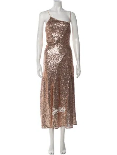 Pre-owned Off-white 2021 Midi Length Dress In Neutrals