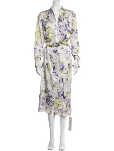 Pre-owned Off-white 2022 Midi Length Dress W/ Tags In Green