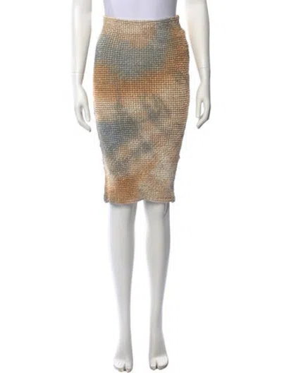 Pre-owned Off-white 2023 Midi Length Skirt W/ Tags In Neutrals