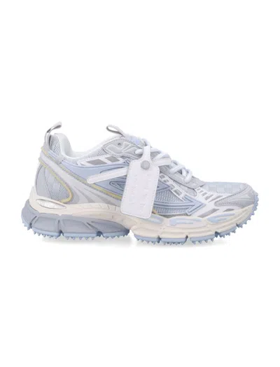 Off-white Blue Be Right Back Sneakers In Metallic