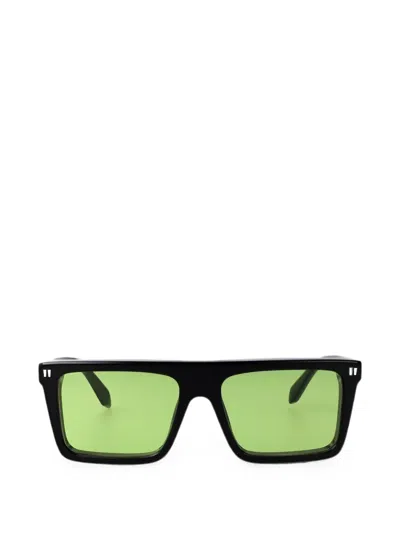 Off-white Eyewear Bridgeport Square-frame Sunglasses In Black