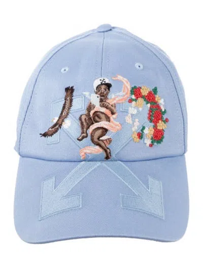 Pre-owned Off-white Fresco Arrow Baseball Cap W/tags In Blue