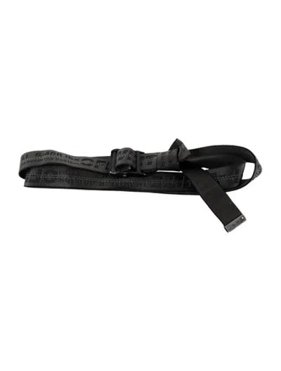 Pre-owned Off-white Industrial Nylon Belt In Clear/grey