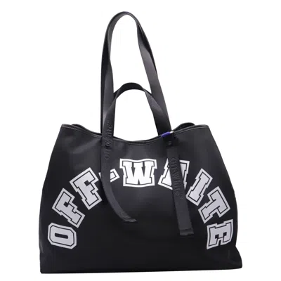 Pre-owned Off-white Large Classic Day Off Tote Bag In Black Nylon