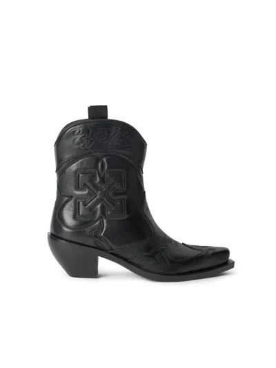 Off-white Santiago Bootie In Black