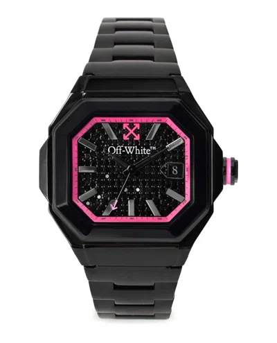 Off-white Shift Crystal Watch In Black
