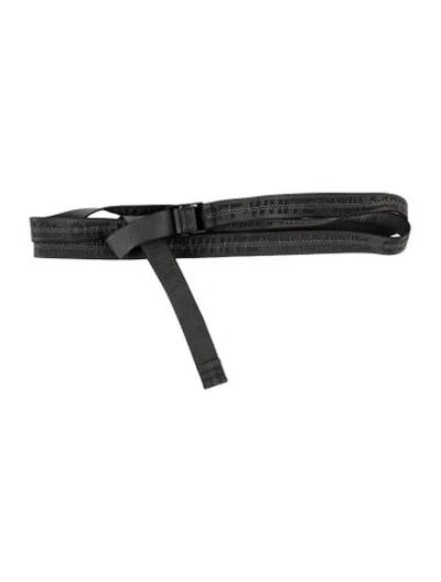 Pre-owned Off-white Skinny Canvas Belt In Grey
