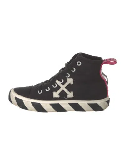 Pre-owned Off-white Vulcanized Sole Sneakers In Black