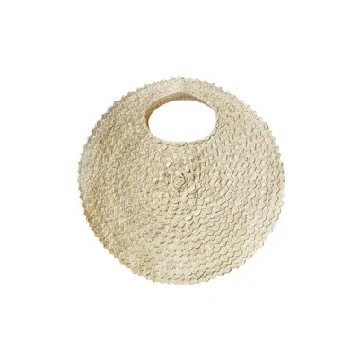 Ohsun Women's White / Neutrals Finny Straw Handbag - Vanilla