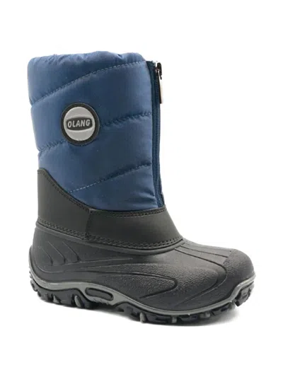 Olang Kids' Bmx Quilted Zip-front Boots In Multi