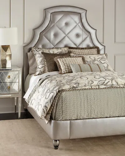 Old Hickory Tannery Bambi Quilted-leather King Bed