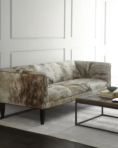 Old Hickory Tannery Bryson Hairhide Sofa 86"