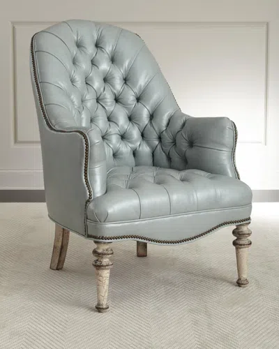 Old Hickory Tannery Mint Tufted-leather Chair