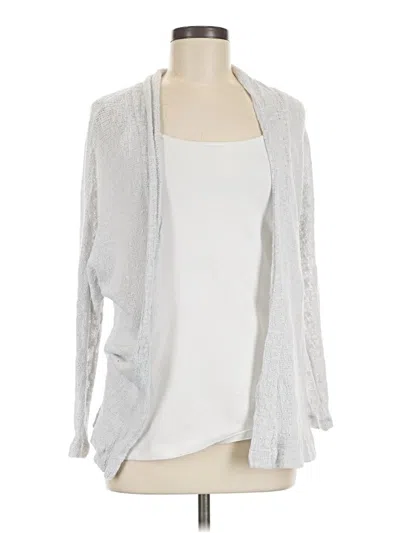 Pre-owned Old Navy Cardigan Sweater In Silver