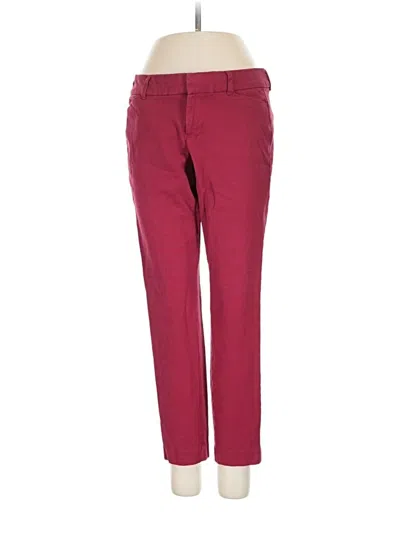 Pre-owned Old Navy Casual Pants In Burgundy