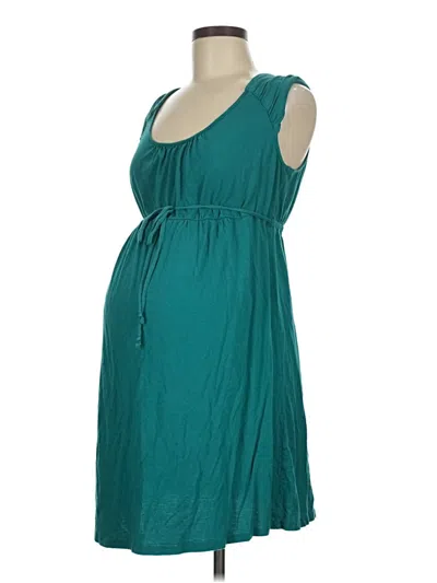 Pre-owned Old Navy - Maternity Casual Dress In Teal
