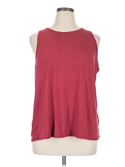 Old Navy Sleeveless T-shirt In Red