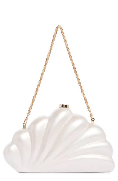 Olga Berg Millie Acrylic Clutch In Metallic