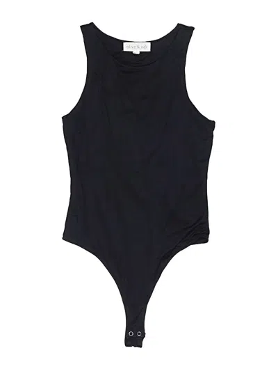 Pre-owned Olive & Oak Bodysuit In Black